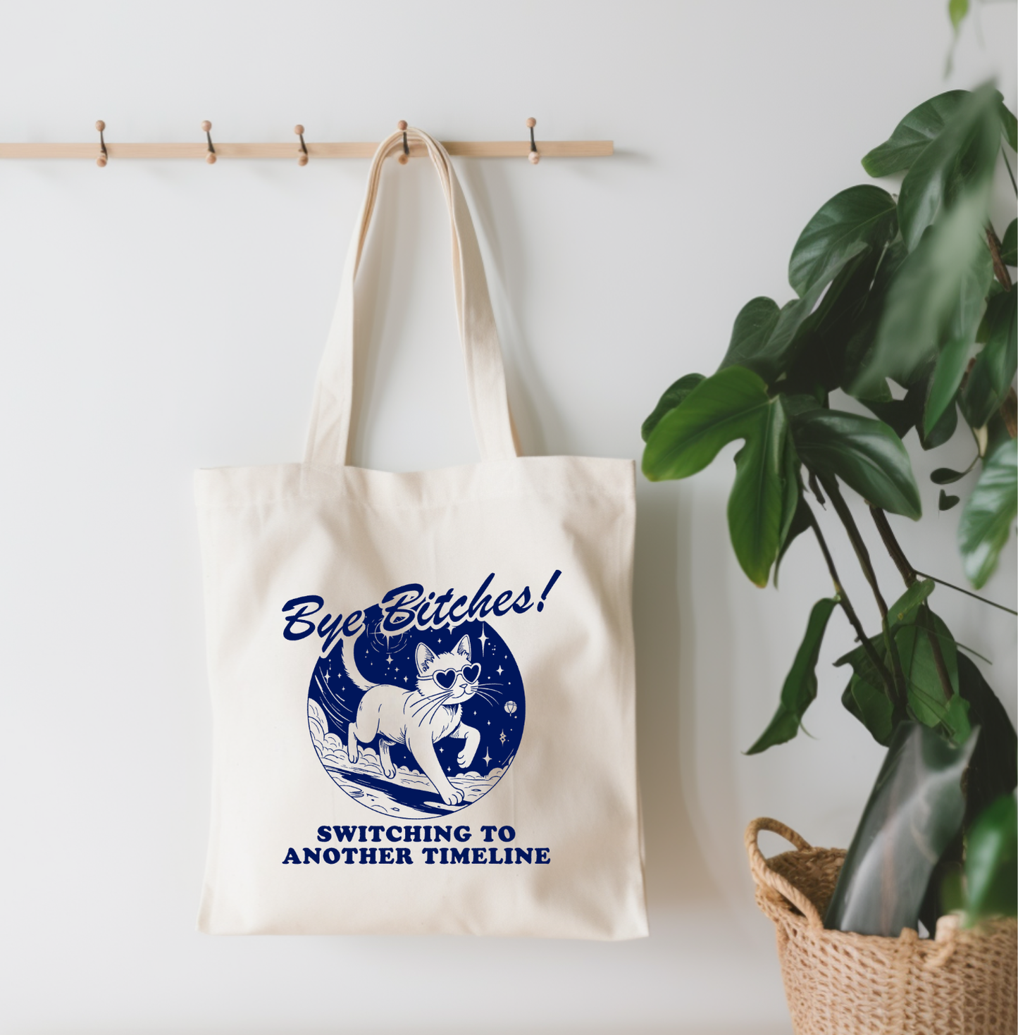 Switching To Another Timeline Canvas Tote Bag
