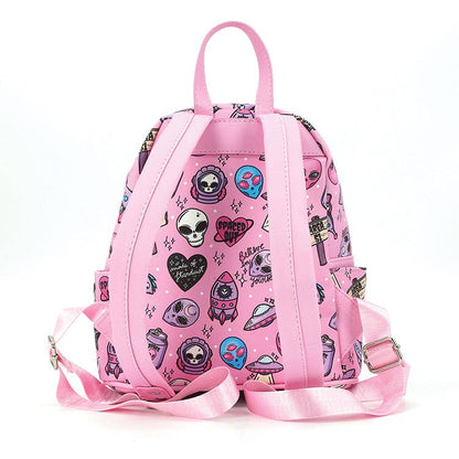 Alien Collage Mini Backpack