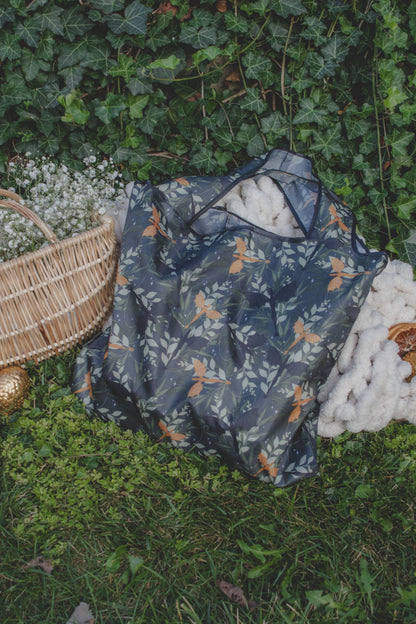 Fourth Wing Tairn & Andarna | Reusable Bookish Grocery Tote