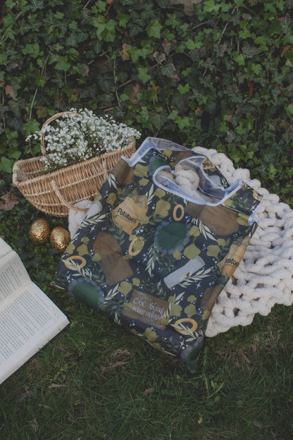 The Shire | Reusable Bookish Foldable Grocery Tote Bag