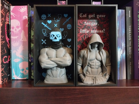 Haunting Adeline Inspired Book Nook | Gothic Dark Romance Shelf Decor | BookTok Bookshelf Insert