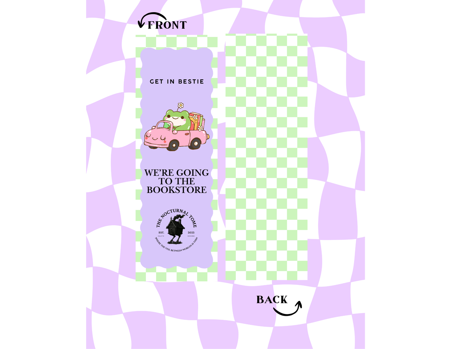 Get In Bestie Bookmark